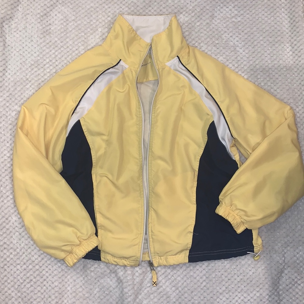 Yellow windbreaker